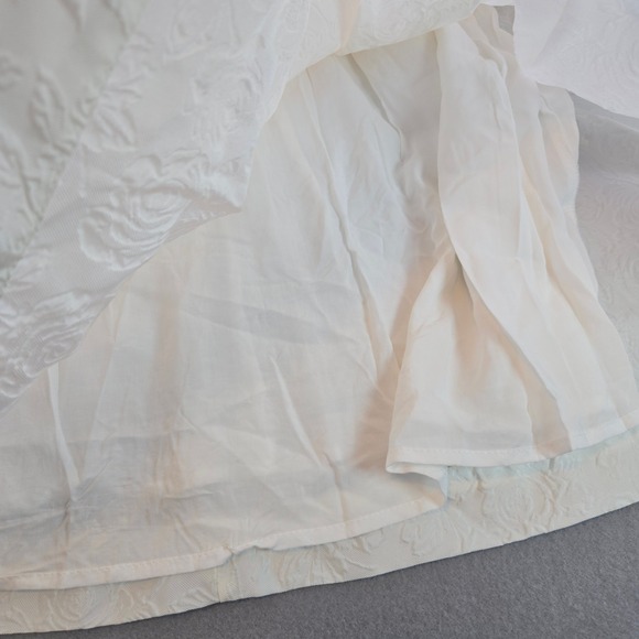 Draper James RSVP Ivory Embossed Floral Midi Dress XL  Sleeveless NWT - Picture 3 of 14